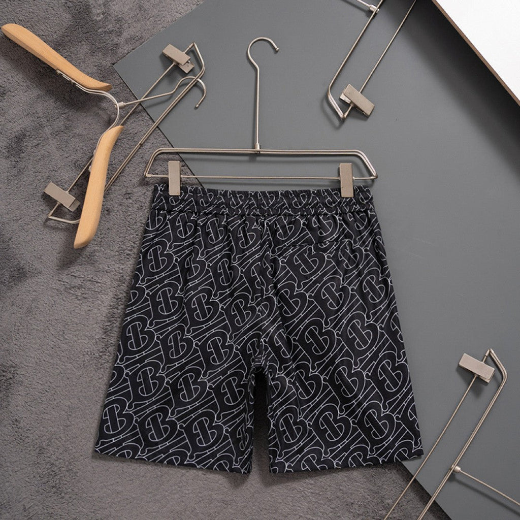 Versace Inspired Men's Ice Silk Quick Dry Beach Shorts, Casual Summer Swim Trunks
